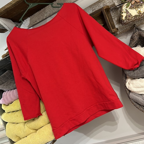 Be Merry Reclaimed Scoop Neck Sweatshirt - Picture 5 of 7